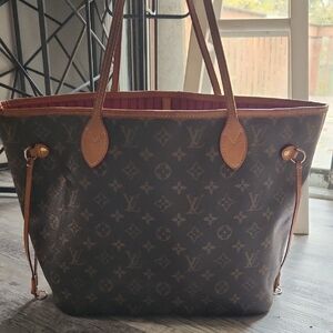 Louis Vuitton Classic Monogram Tote in Brown and Tan